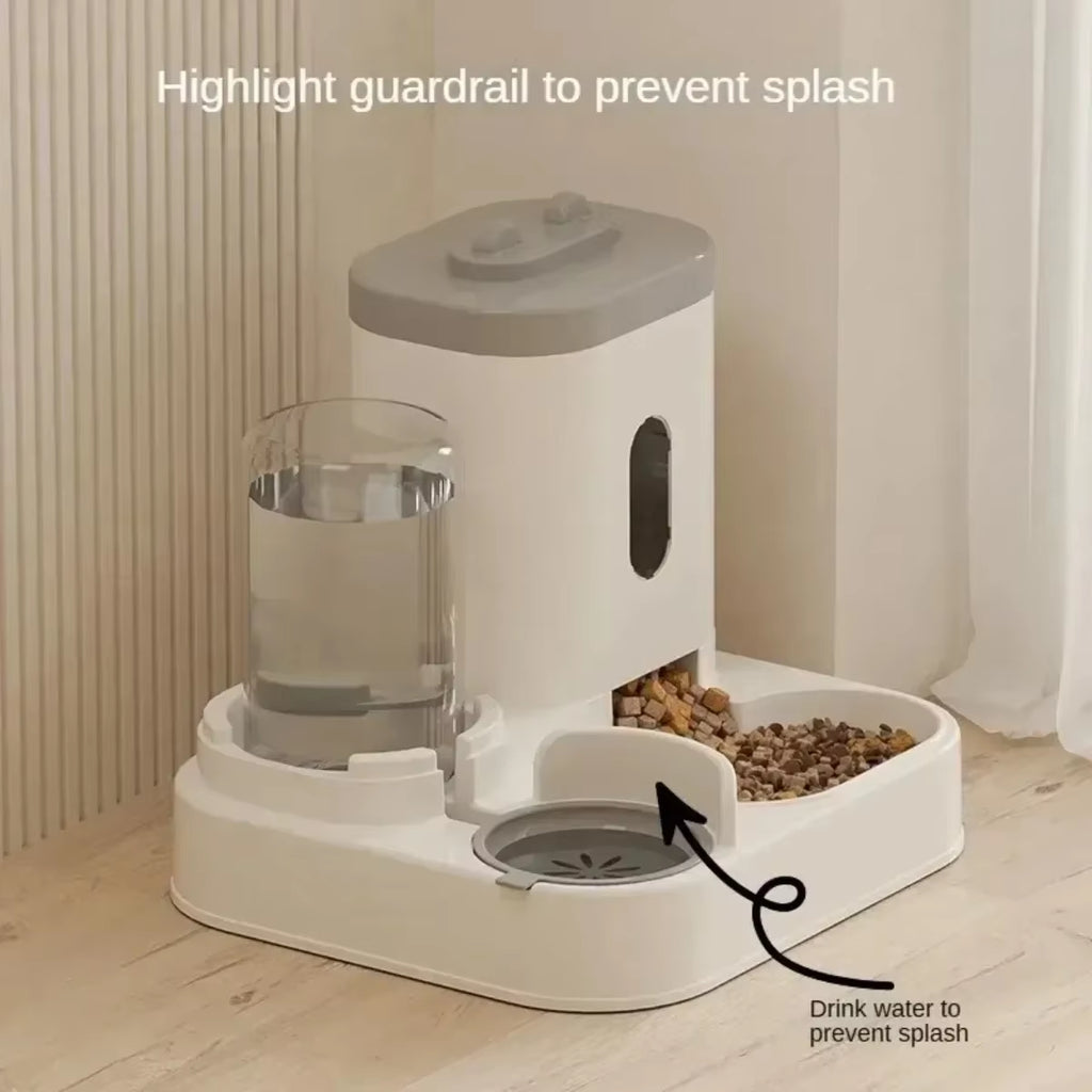 Automatic Pet Feeder & Water Bowl
