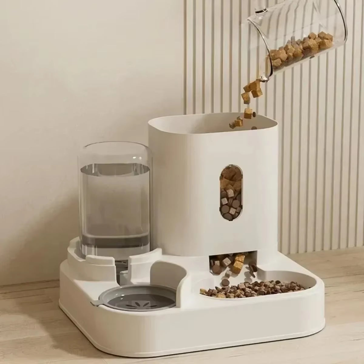 Automatic Pet Feeder & Water Bowl