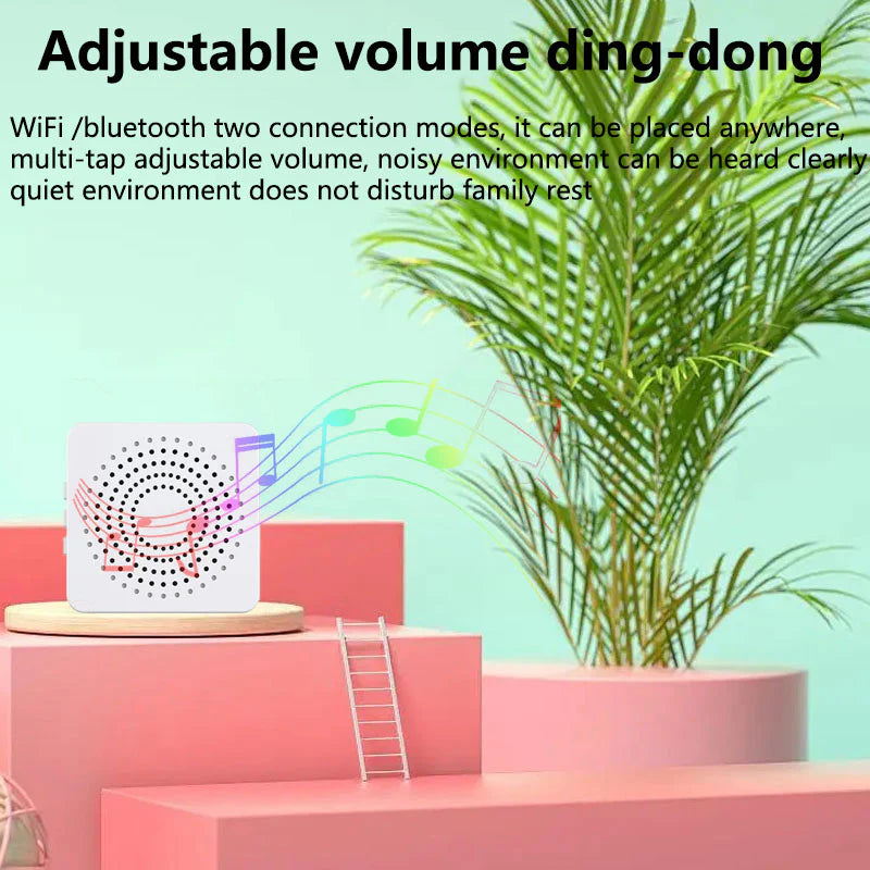 Wireless Smart Video Doorbell with WiFi & Indoor Chime