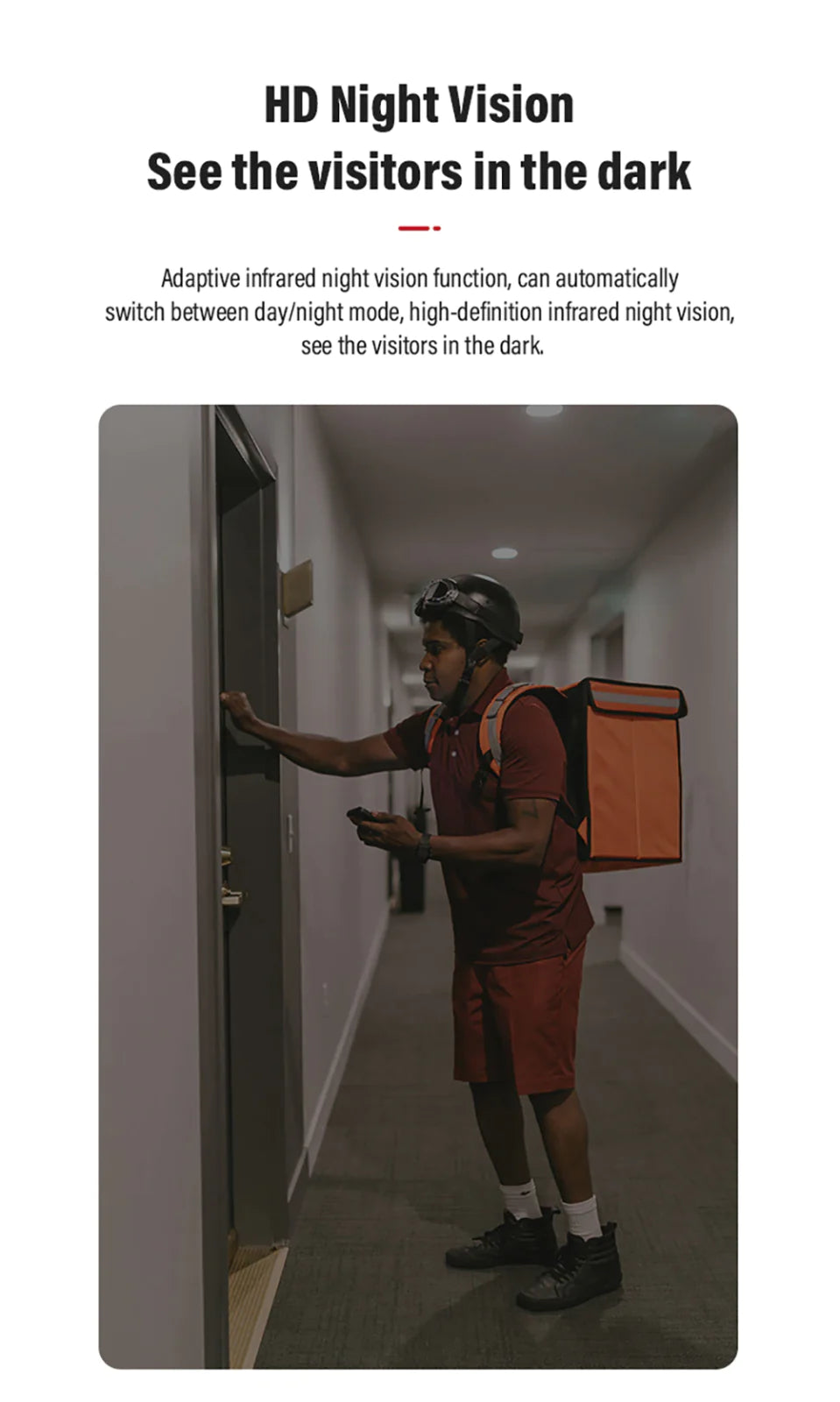 Wireless Smart Video Doorbell with WiFi & Indoor Chime