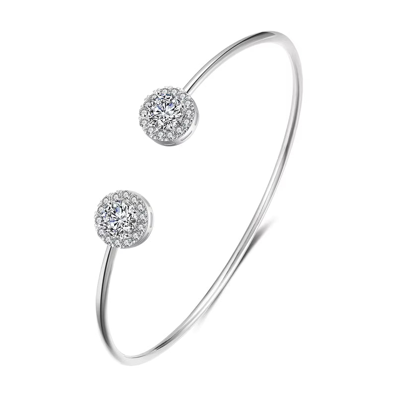 Luxury Geometric Gold Cuff Bangle bracelet 